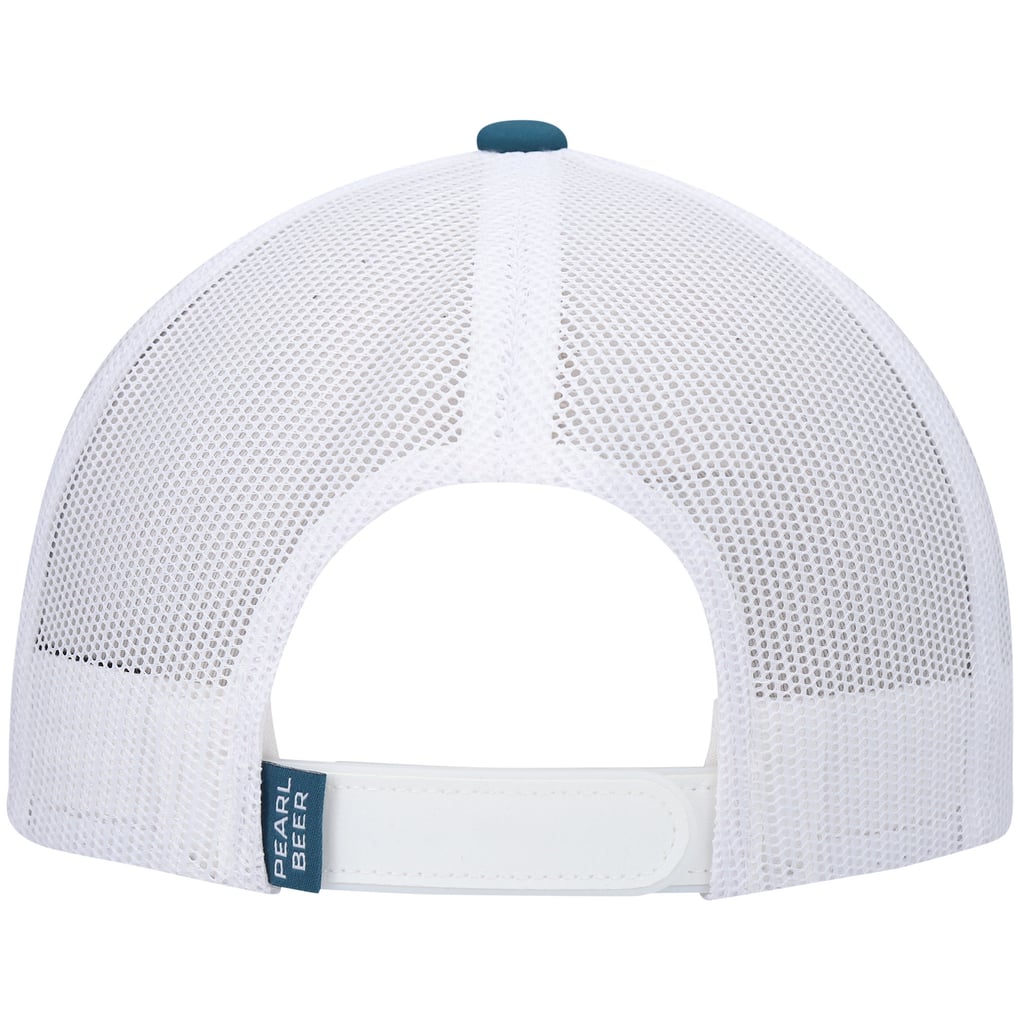 HOOey Pearl Trucker Snapback Hat - Teal/White