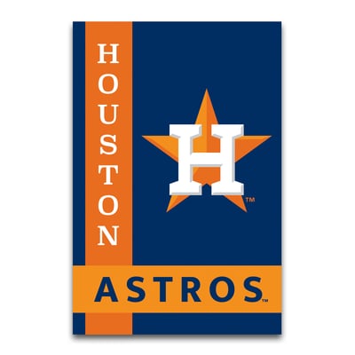  Houston Astros 12" x 18" Double-Sided Garden Flag