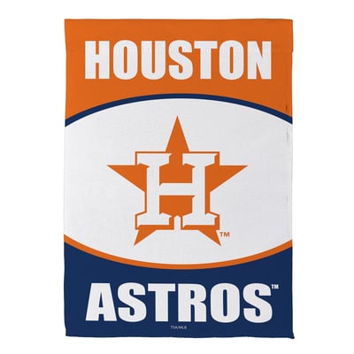  Houston Astros 12.5" x 28" Scoped Logo Double-Sided Suede Garden Flag