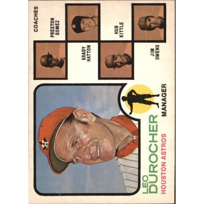 1973 O-Pee-Chee #624 Leo Durocher MG