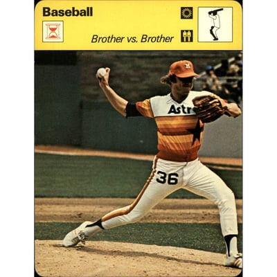1977-79 Sportscaster Series 83 #8321 Brother vs. Brother