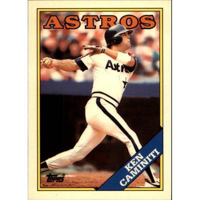 1988 Topps Tiffany #64 Ken Caminiti