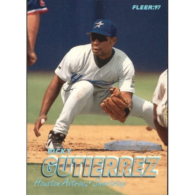 1997 Fleer Tiffany #345 Ricky Gutierrez