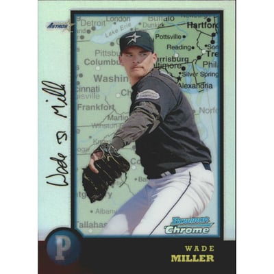 1998 Bowman Chrome International Refractors #385 Wade Miller