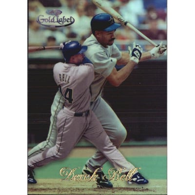1998 Topps Gold Label Class 3 Black #31 Derek Bell