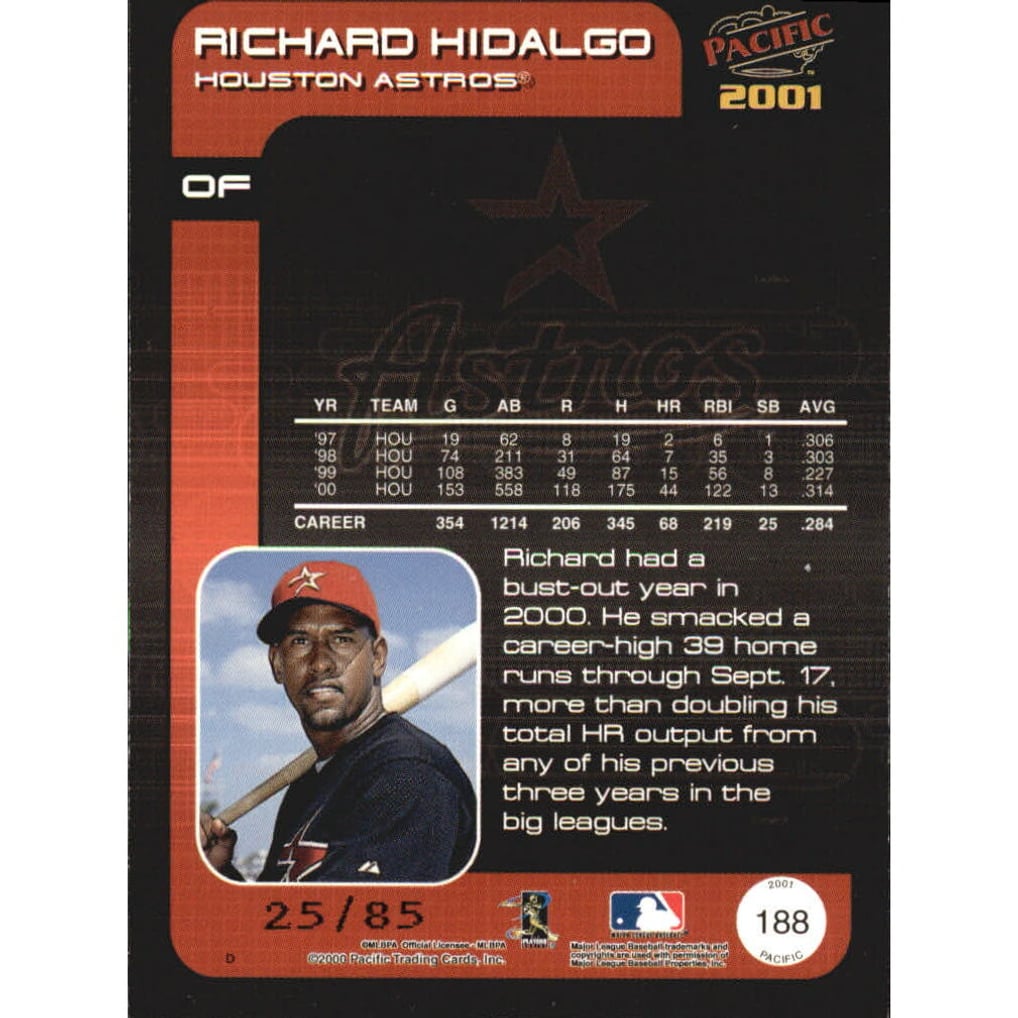2001 Pacific Retail LTD #188 Richard Hidalgo