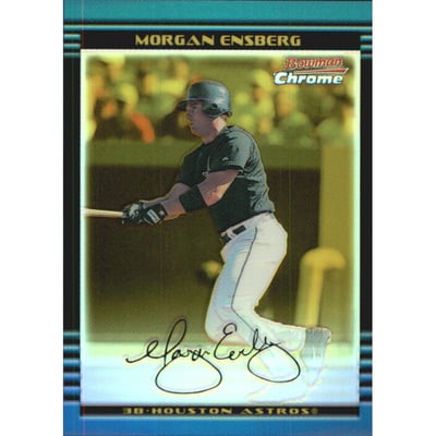 2002 Bowman Chrome Gold Refractors #223 Morgan Ensberg