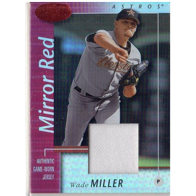 2002 Leaf Certified Mirror Red #55 Wade Miller Jsy