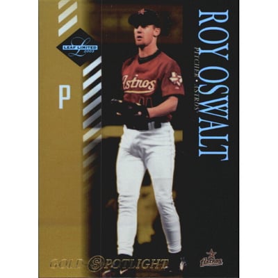 2003 Leaf Limited Gold Spotlight #74 Roy Oswalt A