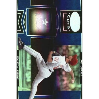 2004 Leaf Certified Cuts Marble Blue #87 Roy Oswalt