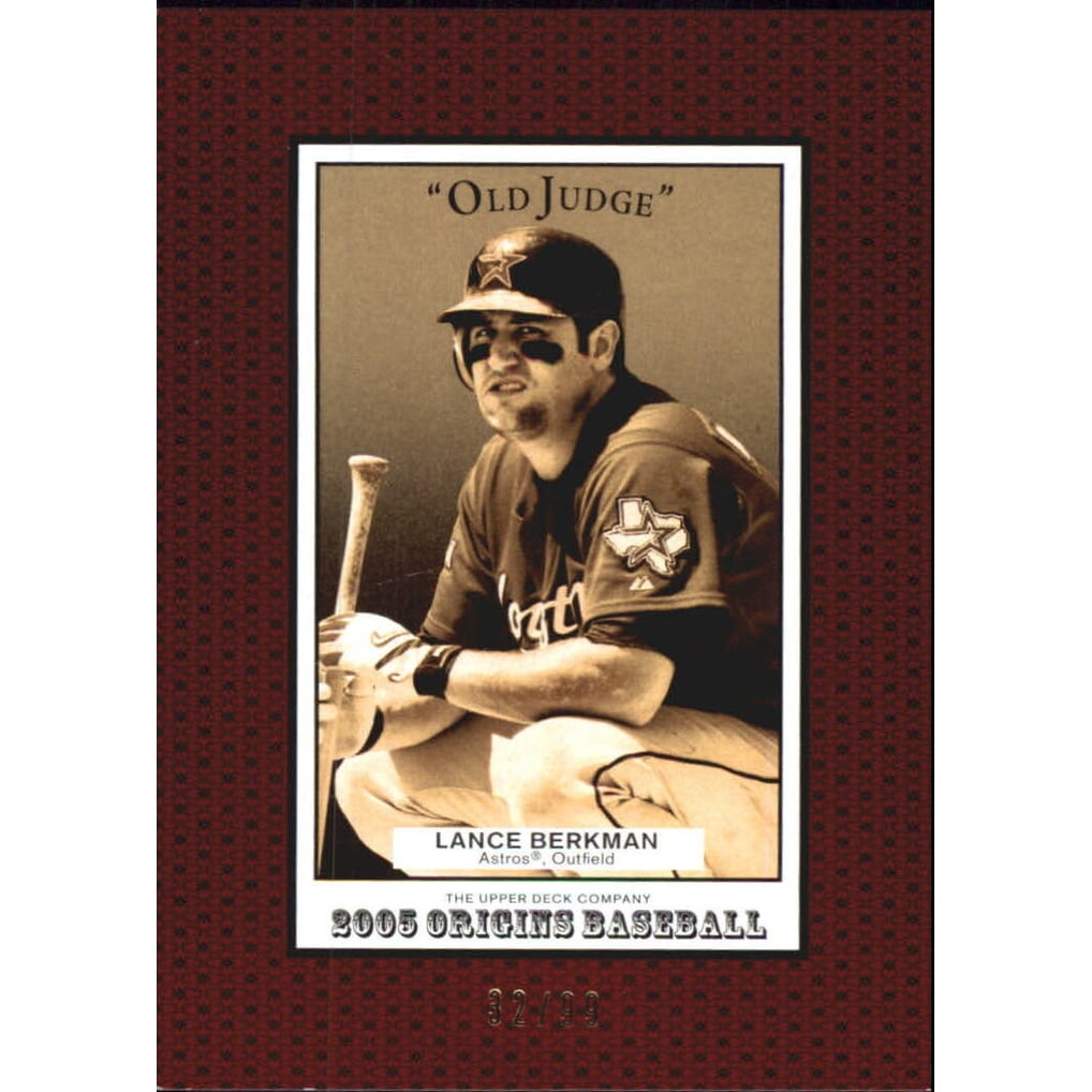 2005 Origins Old Judge Red #62 Lance Berkman