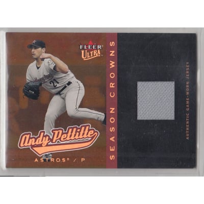 2005 Ultra Season Crowns Game Used Copper #1 Andy Pettitte Jsy