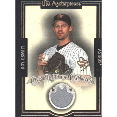 2007 UD Masterpieces Captured on Canvas #RO Roy Oswalt