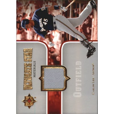 2007 Ultimate Collection Ultimate Star Materials #CL Carlos Lee