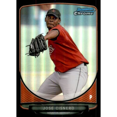 2013 Bowman Chrome Prospects Black Refractors #BCP35 Jose Cisnero