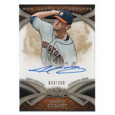 2014 Topps Tier One New Guard Autographs #NGAJCO Jarred Cosart/399