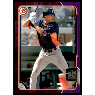 2015 Bowman Prospects Purple #BP41 Carlos Correa