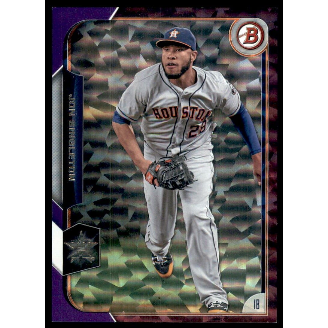 2015 Bowman Purple Ice #66 Jon Singleton