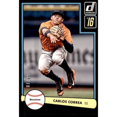2016 Donruss '82 Black Border #14 Carlos Correa