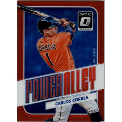 2016 Donruss Optic Power Alley Red #4 Carlos Correa