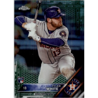 2016 Topps Chrome Green Refractors #70 Tyler White