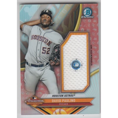 2017 Bowman Chrome '16 AFL Fall Stars Relics #AFLRDP David Paulino