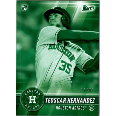 2017 Topps Bunt Green #18 Teoscar Hernandez