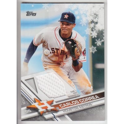2017 Topps Walmart Holiday Snowflake Relics #RCC Carlos Correa
