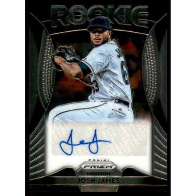 2019 Panini Prizm Rookie Autographs #27 Josh James