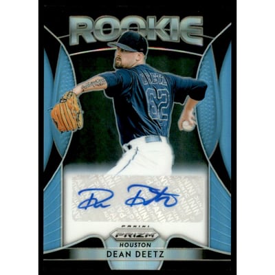 2019 Panini Prizm Rookie Autographs Prizms Carolina Blue #75 Dean Deetz/100