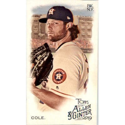 2019 Topps Allen and Ginter Mini No Number #27 Gerrit Cole