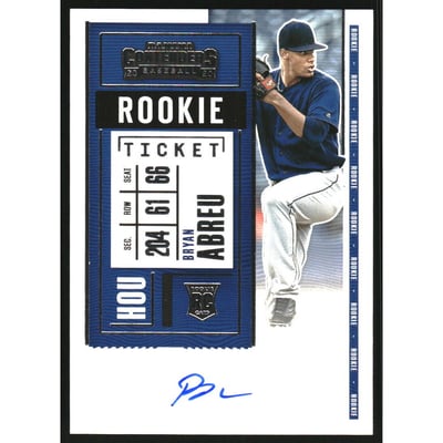 2020 Panini Contenders #159 Bryan Abreu AU RC