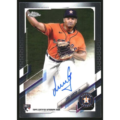 2021 Topps Chrome Rookie Autographs #RALG Luis Garcia