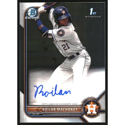 2022 Bowman Chrome Prospect Autographs #CPARM Roilan Machandy