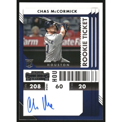 2022 Panini Chronicles Contenders Rookie Ticket #40 Chas McCormick