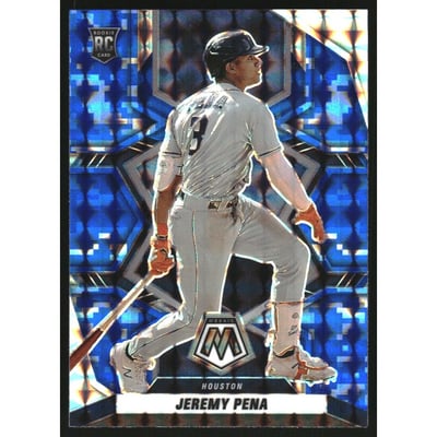 2022 Panini Mosaic Mosaic Blue Camo #270 Jeremy Pena
