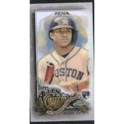 2022 Topps Allen and Ginter Chrome Mini #137 Jeremy Pena