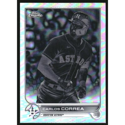 2022 Topps Chrome Negative Refractors #213 Carlos Correa