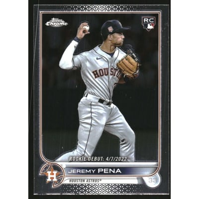 2022 Topps Chrome Update #USC126 Jeremy Pena RC