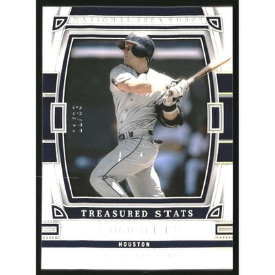2023 Panini National Treasures Treasured Stats #43 Craig Biggio