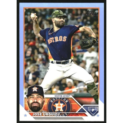 2023 Topps Father's Day Blue #518 Jose Urquidy
