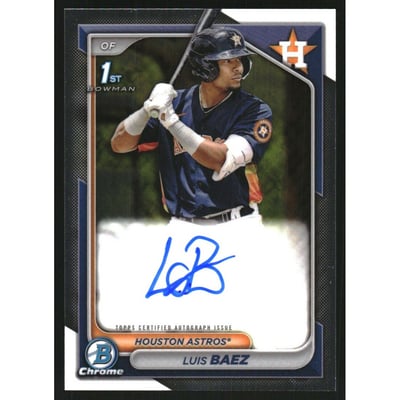 2024 Bowman Chrome Prospect Autographs #CPALB Luis Baez
