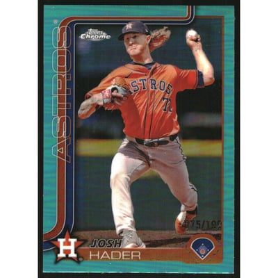 2025 Topps Chrome Aqua Refractors #295 Josh Hader