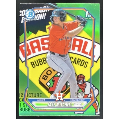 2026 Bowman Chrome PackFractor Variation #BCP-12 Jase Mitchell RC /89