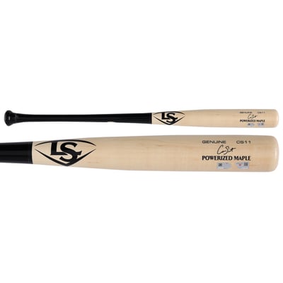 Cam Smith Houston Astros Fanatics Authentic Player-Issued Tan and Black Louisville Slugger Bat from the 2026 MLB Season - NF70457359