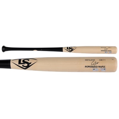 Cam Smith Houston Astros Fanatics Authentic Player-Issued Tan and Black Louisville Slugger Bat from the 2026 MLB Season - NF70457361
