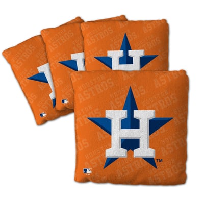 Houston Astros Fanpoint Four-Piece Cornhole Bag Set