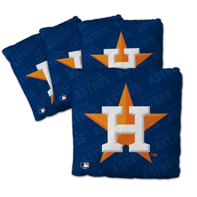 Houston Astros Fanpoint Four-Piece Cornhole Bag Set