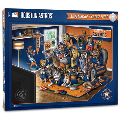 Houston Astros Fanpoint Purebred Fans 18'' x 24'' A Real Nailbiter 500-Piece Puzzle