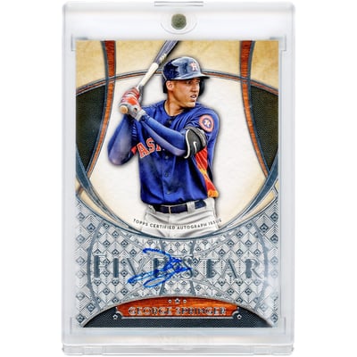 George Springer Houston Astros Autographed 2017 Topps Five Star #FSA-GSP Card 